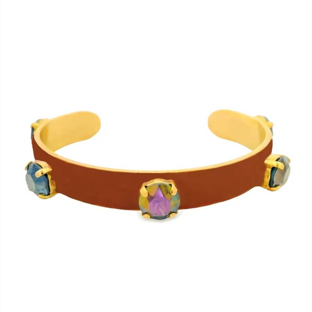 NEW TOVA women's kennedy cuff bracelet in chocolate